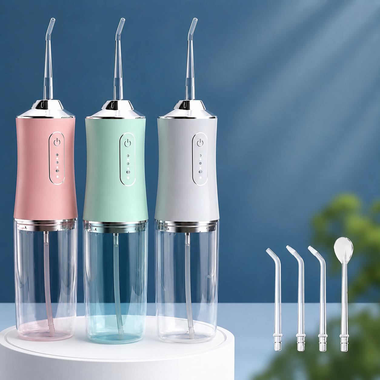 😁Irrigador dental eléctrico - Limpieza Profunda Donde el Cepillo No Llega