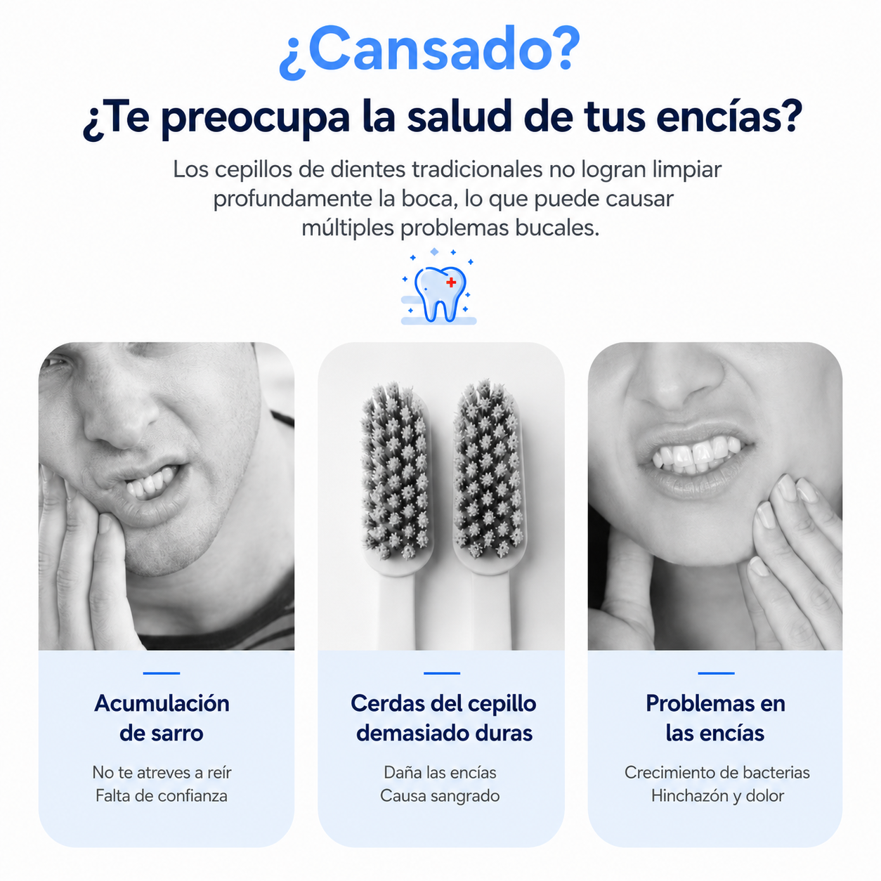 😁Irrigador dental eléctrico - Limpieza Profunda Donde el Cepillo No Llega