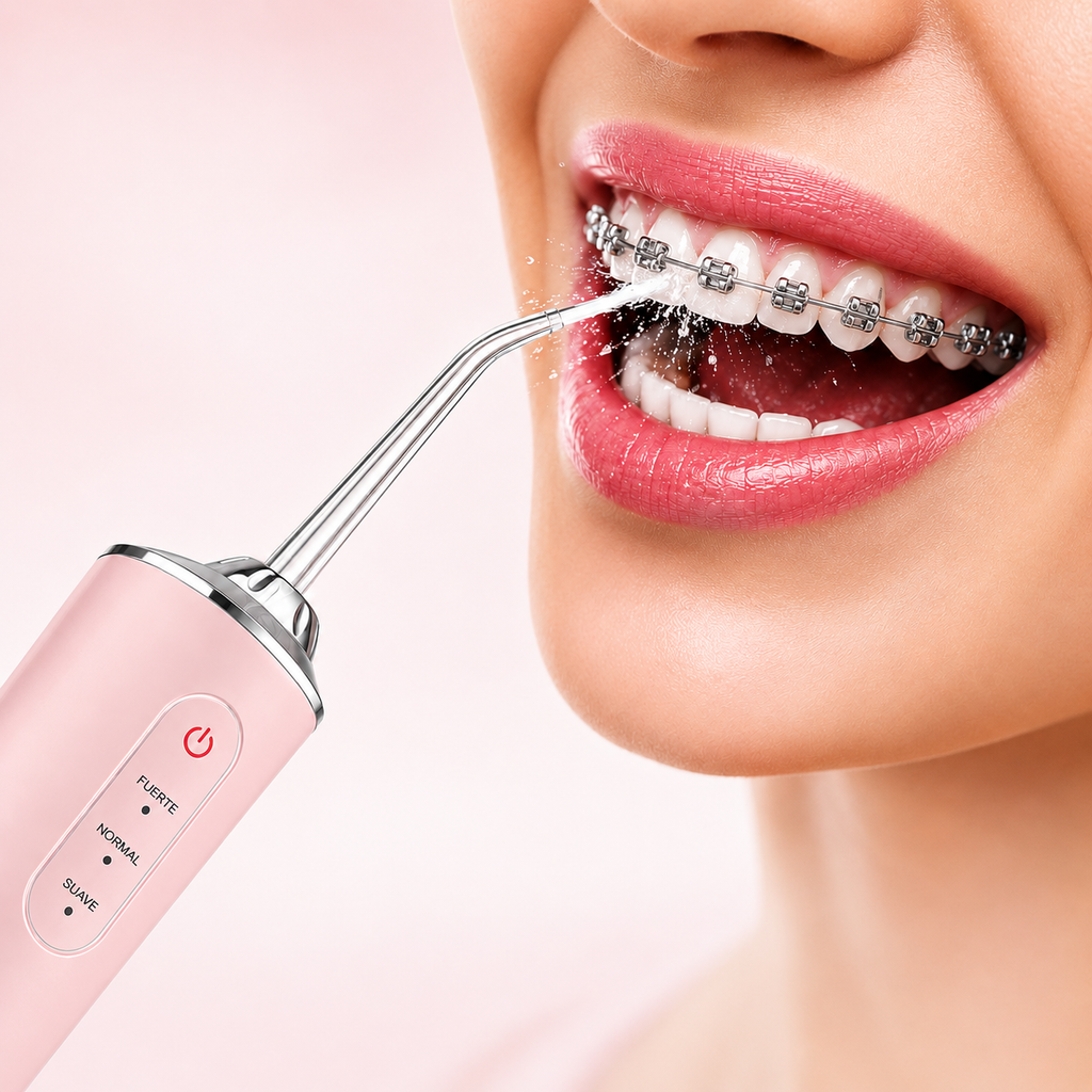 😁Irrigador dental eléctrico - Limpieza Profunda Donde el Cepillo No Llega