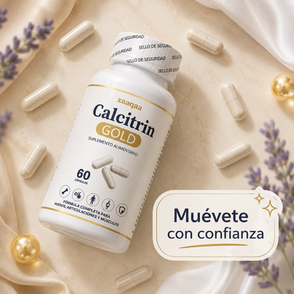 💛 CALCITRIN GOLD - Nutrición Completa para tus Huesos, Articulaciones y Músculos