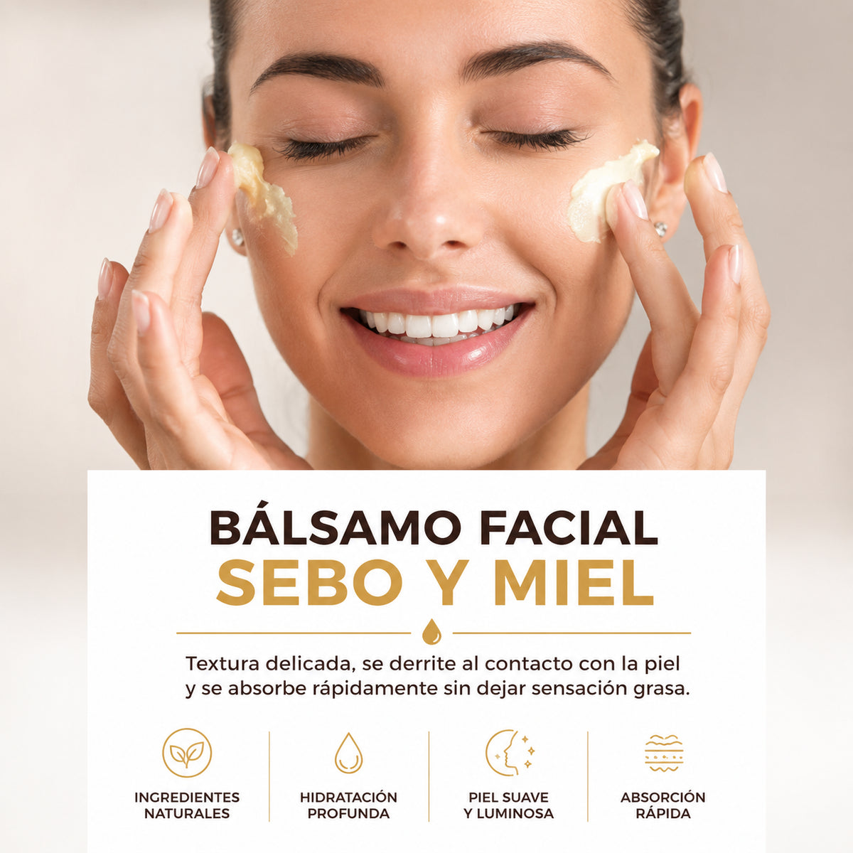 Bálsamo Facial  de Sebo y Miel de Manuka