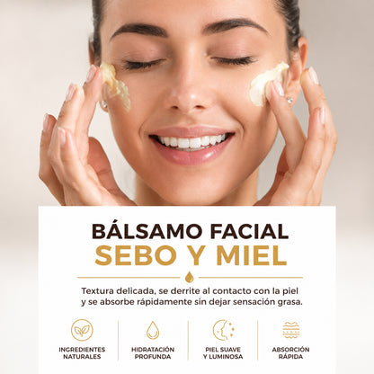 Bálsamo Facial  de Sebo y Miel de Manuka