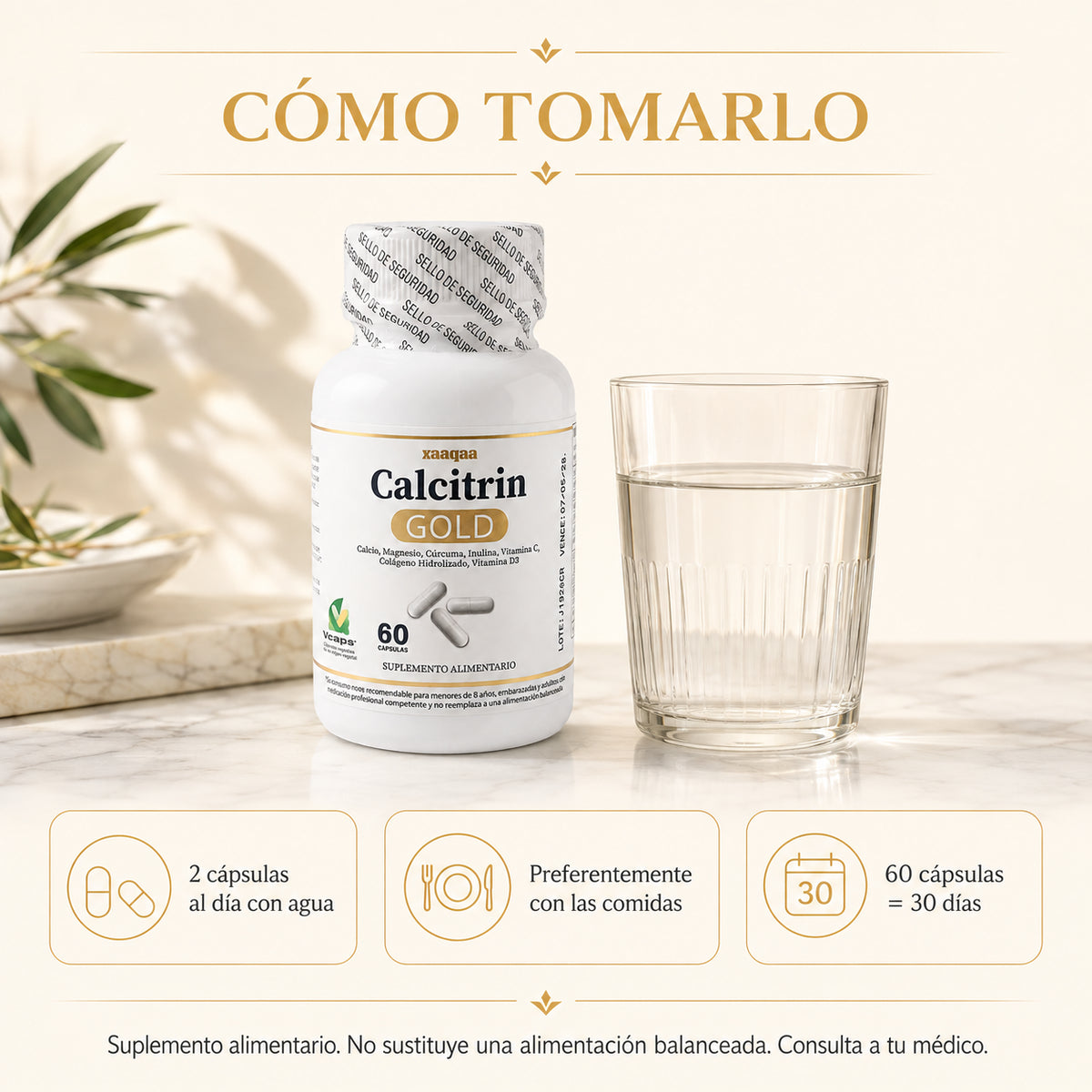 Calcitrin Gold — No es la edad, es lo que le falta a tus huesos