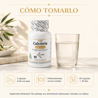 Calcitrin Gold — No es la edad, es lo que le falta a tus huesos
