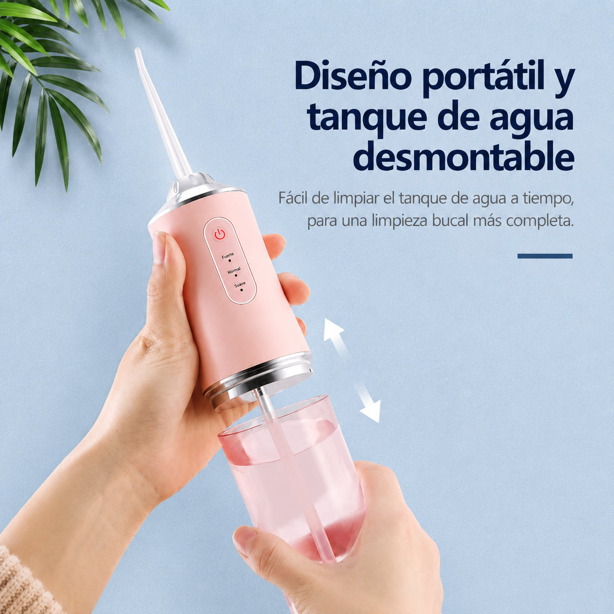 Irrigador dental eléctrico